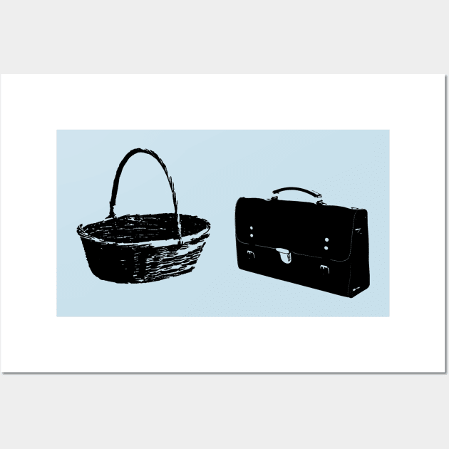 basket+case Wall Art by wordsonshirts